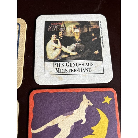 Beer Coasters Vintage Beer Coasters - Assorted lot of 5 Beer Collectibles Paper - Picture 10 of 14